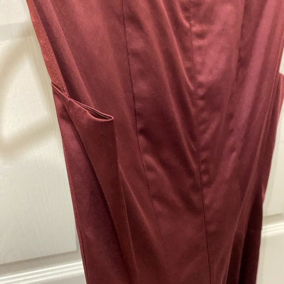 BOSS burgundy dress size 4 Dumine - Picture 7 of 8